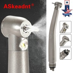 NSK Style Dental LED E-generator Fiber Optic 4 Spray Handpiece 4H Standard Head