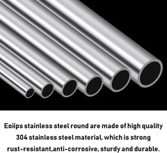 5/8″ OD 304 Stainless Steel Tube, Thickened 304 Stainless Steel Seamless Tubi…
