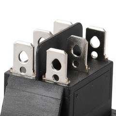 1-Pack Momentary Rocker Switch – Black, 16A, 250VAC, ON/Off/ON DPDT, Snap-in …