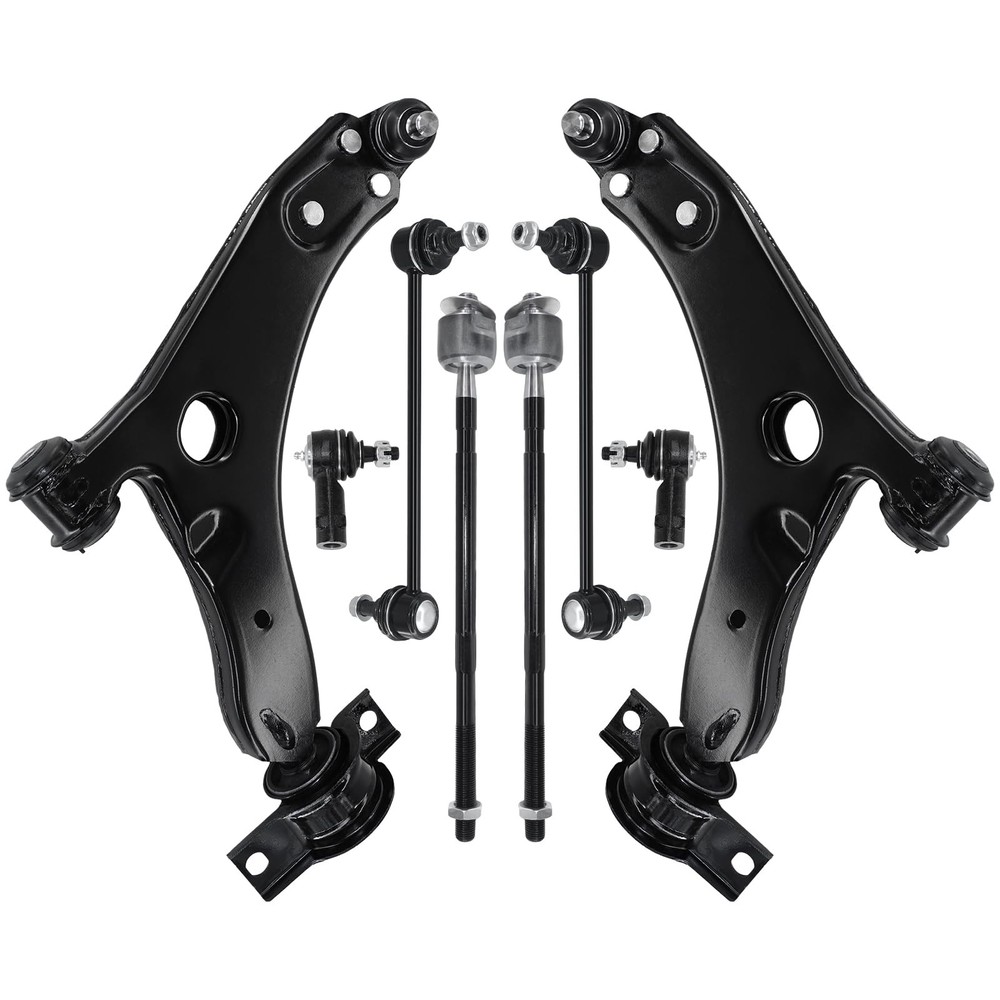 8Pc Susp Kit Frt Lwr Ctrl Arms w/Ball Jts & Bush SwayBarLinks 06-11Focus K80407