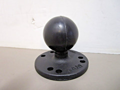 Ram Mount RAM-202U C Size Round Plate with Ball 1.5″ Ball x 2.5″ Base