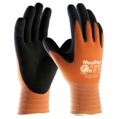 PIP 34-8014 MaxiFlex Ultimate HI VIS Micro Foam Nitrile Grip WORK GLOVES 3 PR