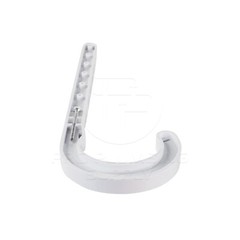 PEX Tubing J-Hook Hanger with Nails Isolates Pipe,Wire Plastic 10 Pack 1/2in-4in