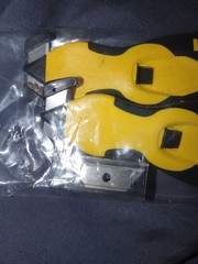 6 Deluxe Klever X-Change Dual-Sided Opening Safety Box Cutter Blade Yellow extra