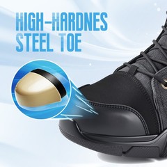 Steel Toe Boots for Men Women Indestructible Work Boot Safety Construction Shoes