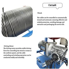 360°Borehole Inspection Camera 984ft Deep Well Detector Underground Imager 220V