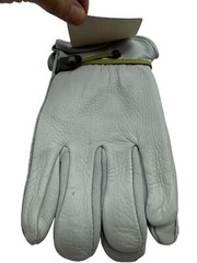 Cowhide Work Gloves Water Resistant Leather Medium Firm Grip 67856 New