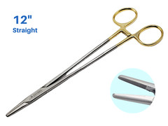 Mayo Hegar Needle Holder Driver 12 inches w/ Tungsten Carbide ARTMAN INSTRUMENTS