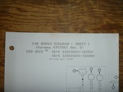 Bobcat 553 BICS Skid Steer Cab Electrical Wiring Diagram Manual 513011001