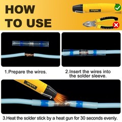 320PCS Solder Stick Wire Connectors, Solder Seal Wire Connectors Solderstick …