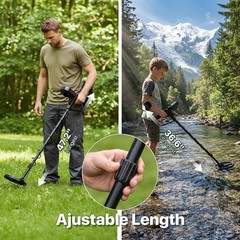 Detector De Metales Oro y Plata LCD Display Deep Ground Gold Finder Waterproof