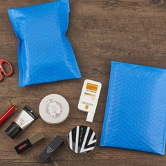 100 Blue Poly Bubble Padded Envelopes Self-Sealing Mailers 6X10 (Inner 6×9)