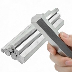 Solid Metal Hexagonal Bar Rod A2 304 Stainless Steel 4mm-26mm Metal Engineering