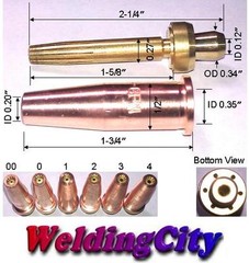 WeldingCity® Propane/Natural Gas Cutting Tip 3-GPN #0 Victor Torch | US Seller