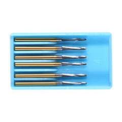 6 PCS Zekrya 28mm Long Dental Carbide Burs Surgical Drills FG Shank Dia. 1.6mm