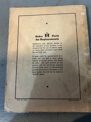IH McCormick Parts Catalog SM-4 Grain Drills