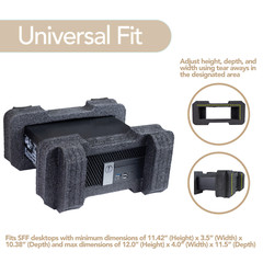 EPE USA Universal Small Form Factor Desktop Computer Shipping Box -Free Shipping