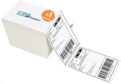 4×6 Fanfold Thermal Labels – 100 Labels Per Stack for Efficient Shipping
