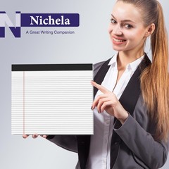 2 Pcs Note Pads 11″ x 9.5″ Legal Pads College Ruled Notepad Micro Perforated …