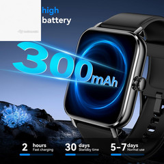 Alexa Smart Watch Men Women Bluetooth Call 1.85″ Fitness Tracker Android