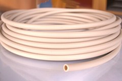 Santoprene 73A Natural Rubber Tubing, 5/8 in ID X 7/8 in OD–50 ft, FDA Tubing
