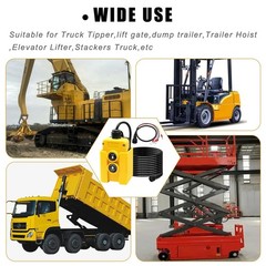 4 Wire Remote Control Switch 12V DC for Dump Trailer Truck Lift