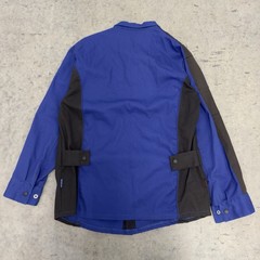 BSX Welding Jacket 9oz Royal Blue Black Stallion Flame Resistant Cotton Large