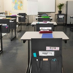 Chair Pockets for Classroom 12 Pack 15 x 19 Inch Chairback Buddy Pocket Chart…