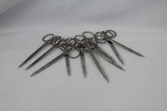 10 Iris Scissors 4.5″ Straight Surgical Dental Instruments