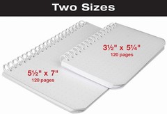 Compact Password Organizer Set: 120 Pages Each in Stylish 5×7 & 3.5×5.25 Sizes