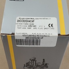 *NEW SEALED BOX* Parker 20CC02GV4C4F Solenoid Valve 1/8″ 2-Way 625Psi + Warranty