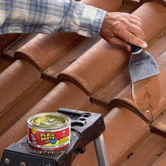 Flex Paste, Waterproof Paintable Putty, Spackle Sealant, Half-Quart, Clear