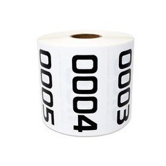 Officesmartlabels – To Consecutive Number Sticker Bundle For