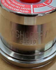 Ashcroft Top Housing 171B141-38 Diaphragm Seal 1/4 WELDED 200 TOP/DIA STST C1018