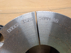 NEW Dodge Taper-Lock Bushing 3525 x 50mm Metric Bore – 14 x 3.8mm KW – 395396