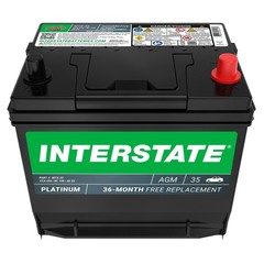 Interstate Batteries Automotive Battery 12V 55Ah (Group Size 35) 650CCA SLI A…