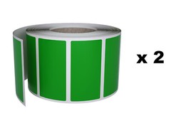 Royal Green Labels Color-Coding in Rolls (Green ) 1.57″ x 0.75 Inch 1000 Pack