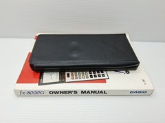 1980’s fx-8000G Scientific Graphics Calculator Tested Working With Manual
