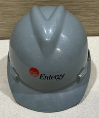 Entergy Nuclear Gray V-Gard MSA Hard Hat – Medium