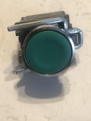PUSHBUTTON SCHNEIDER TELEMECANIQUE GREEN FLUSH MOUNT ZB4-BH03 ZB4-BZ009 ZBE-101