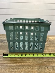 Joann Fabrics And Crafts Store Shopping Basket Mint Green Hand Carry 1990’s