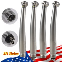 Askeadnt Dental High Speed (LED E-generator) Handpiece 4/2-Hole Push Turbine