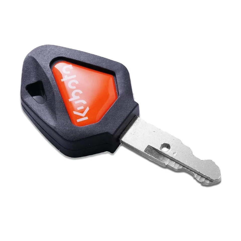 1) Kubota Skid Steer Track Loader & Mini Excavator Ignition Key Red Logo 459A