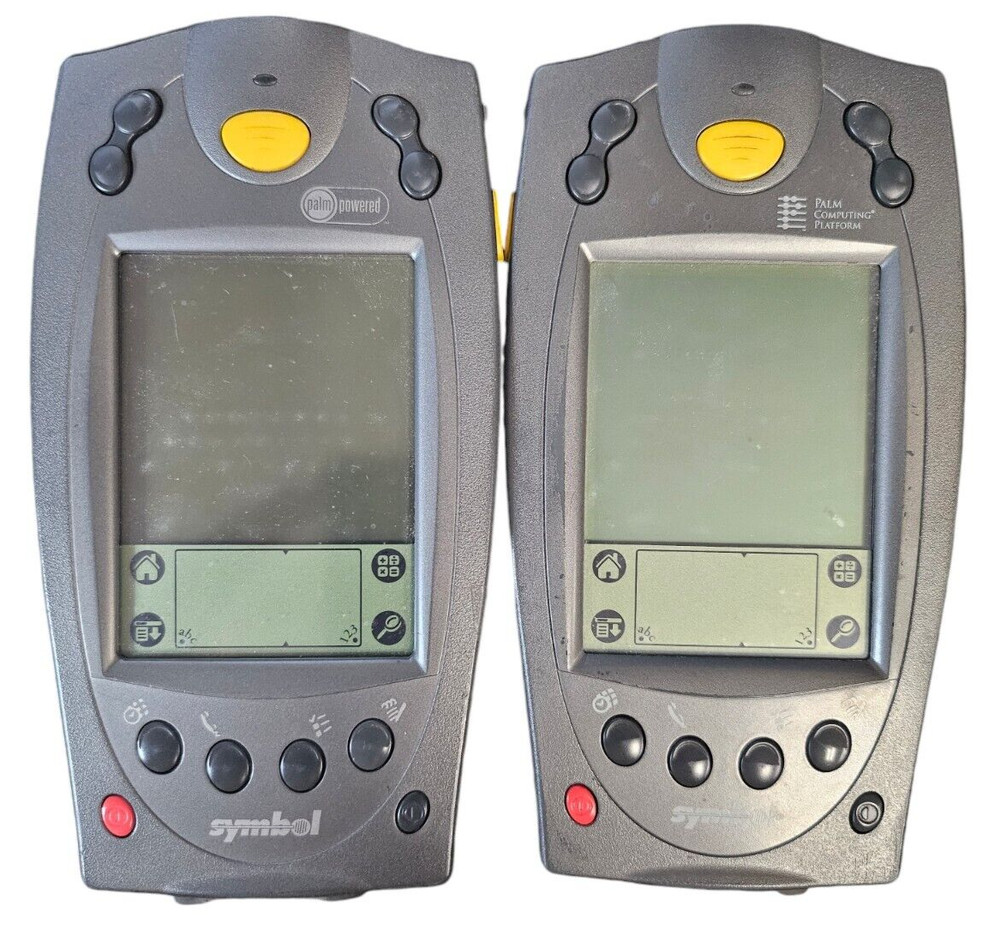 Lot of 2 – Symbol Technologies Barcode Scanner | SPT1800-TRG80400 | Parts
