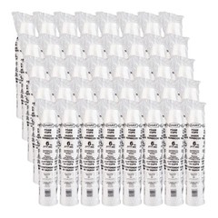 Dart 6J6 6 oz White Foam Cups J-Cup Insulated Drink Cup Case of 1,000