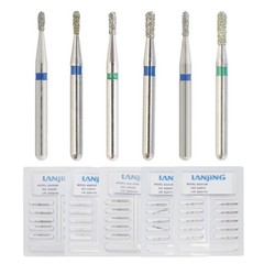 Dental Diamond Burs FG Long Surgical Bur Round Ball Taper Bur 368 801 850 856