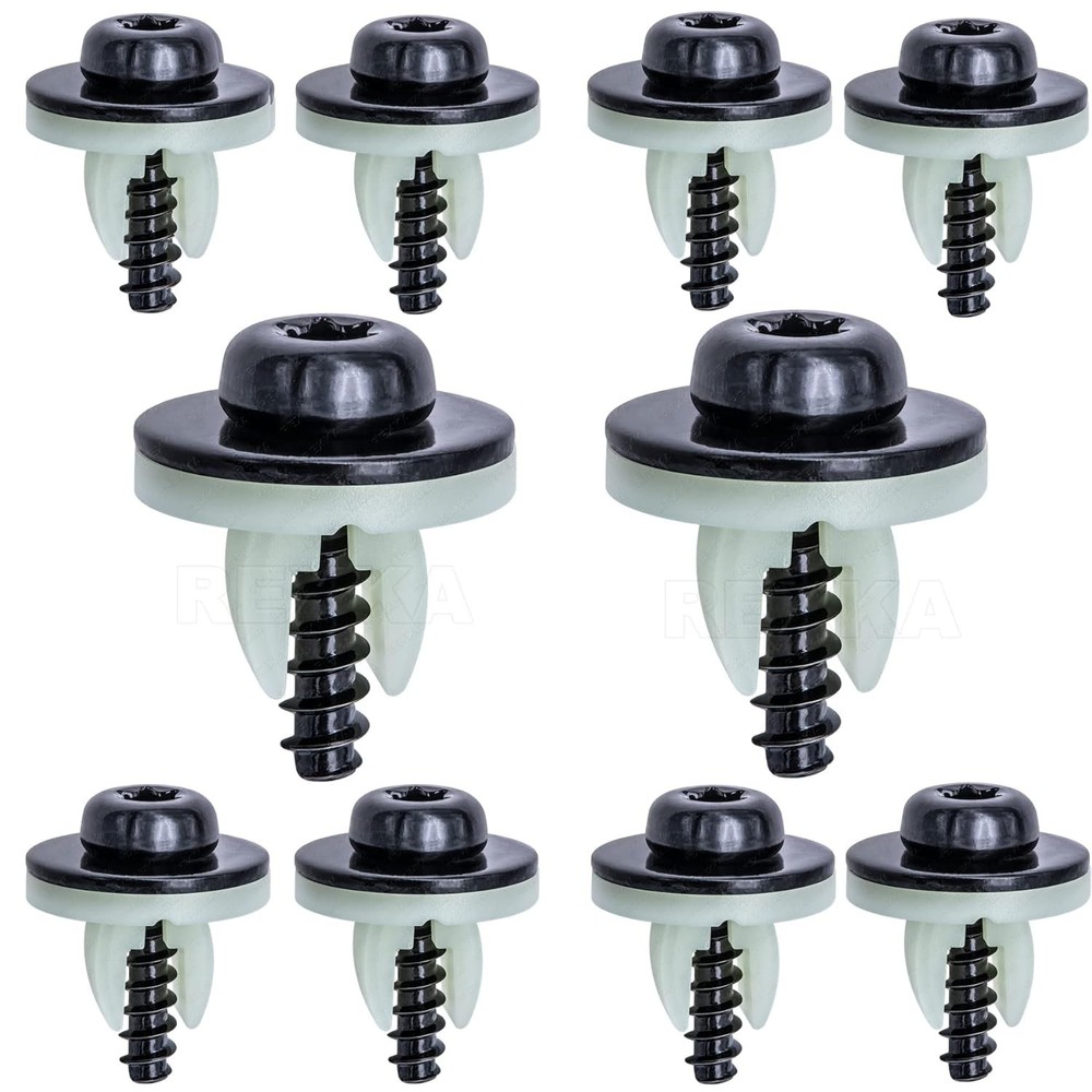 10 Sets Undertray Cover Engine Splash Shield Screw & Grommet T30 Torx for Ford
