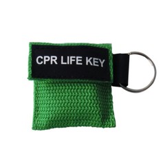 40pcs/pack CPR Masks First Aid Training Mouth to Mouth Keyring Face Shields Mask