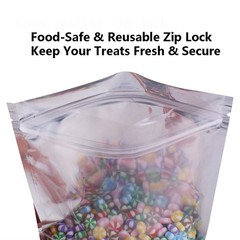 Custom Printed Mylar Bags Food Grade Stand Up Pouches for Snack & Food Wholesale