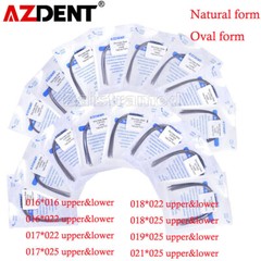 Dental Orthodontic Arch Wire Stainless Steel Rectangular Ovoid/Natural Form
